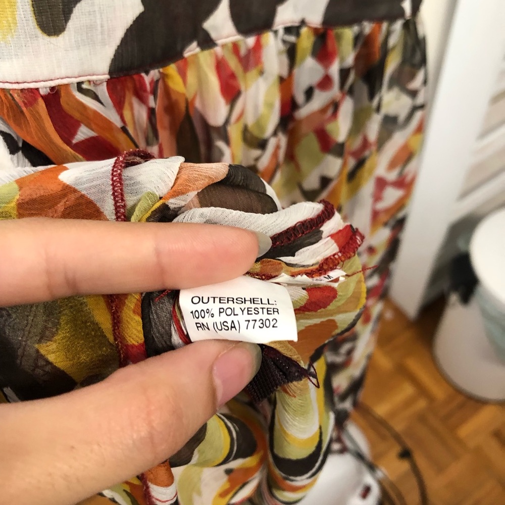 Sheer multi colored Zara (trf) dress - Picture 3 of 4